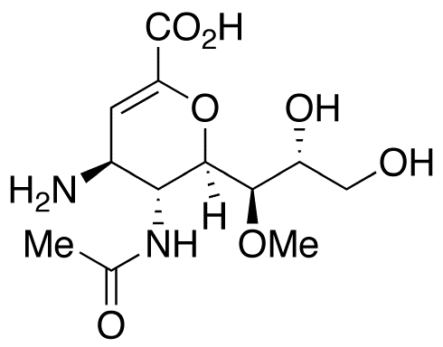 (4S,5R,6R)-5-Acetamido-4-amino-6-((1R,2R)-2,3-dihydroxy-1-methoxypropyl)-5,6-dihydro-4H-pyran-2-carboxylic Acid