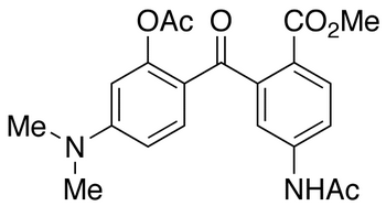 4’-Acetamido-2-acetoxy-4-dimethylamino-2’-methoxycarbonylbenzophenone