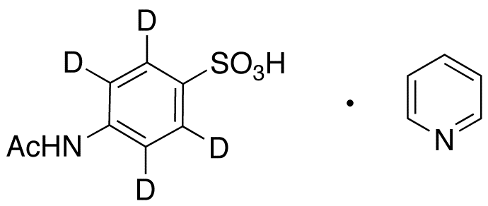 4-Acetamidobenzenesulfonic Acid-d4 Pyridine (Major)