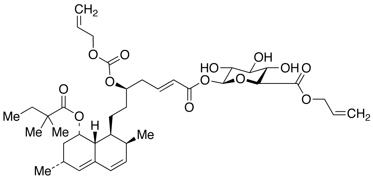 5-Allyloxycarbonyl-2,3-dehydro Simvastatin-β-D-glucuronide Allyl Ester
