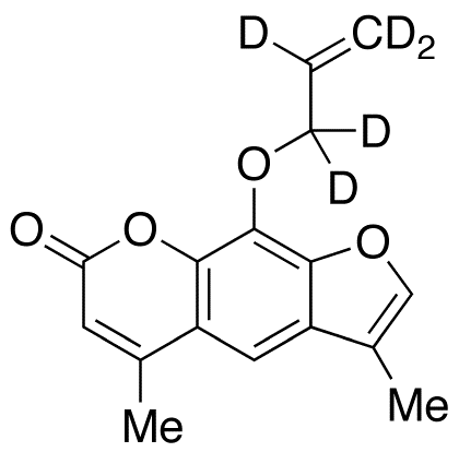 8-Allyloxy-4,9-dimethyl Psoralen-d5