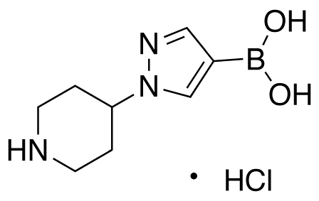 B-[1-(4-Piperidinyl)-1H-pyrazol-4-yl]boronic Acid Hydrochloride
