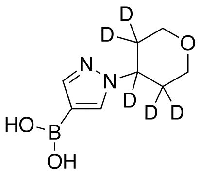 B-[1-(Tetrahydro-2H-pyran-4-yl)-1H-pyrazol-4-yl]boronic Acid-d5