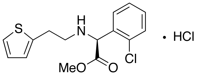 S(+)-N-(2-(2-Thienyl)ethyl)-2-chlorophenyl Glycine Methyl Ester Hydrochloride