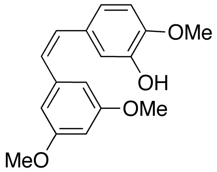 cis-3,4’,5-Trimethoxy-3’-hydroxystilbene