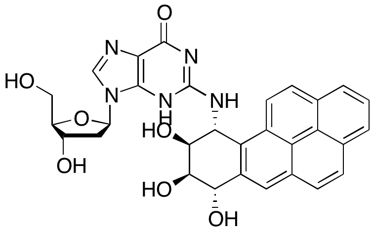 (-)-trans-anti-N2-BPDE-dG