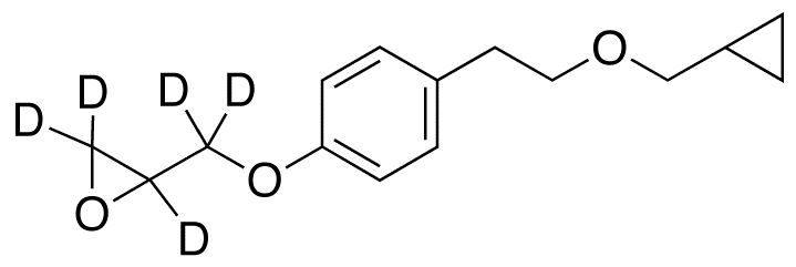 [[4-[2-(Cyclopropylmethoxy)ethyl]phenoxy]methyl]oxirane-d5