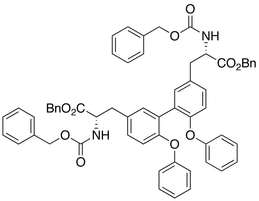 (α3S,α3’S)-6,6’-Dibenzyloxy-α3,α3’-bis[[(benzyloxy)carbonyl]amino]-[1,1’-biphenyl]-3,3’-dipropanoic Acid 3,3’-Bis(benzyl) Ester