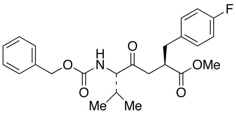 (αR)-α-[(3S)-3-(Carboxybenzylamino)-4-methyl-2-oxopentyl]-4-fluoro-benzenepropanoic Acid