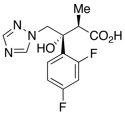 (αR,βR)-β-(2,4-Difluorophenyl)-β-hydroxy-α-methyl-1H-1,2,4-triazole-1-butanoic Acid