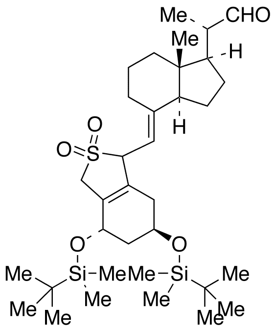 (αS,1R,3aS,4E,7aR)-4-[[(4S,6R)-4,6-Bis-[(tert-butyldimethylsilyl)oxy]-1,3,4,5,6,7-hexahydro-2,2-dioxidobenzo[c]thien-1-yl]methylene]octahydro-α,7a-dimethyl-1H-indene-1-acetaldehyde