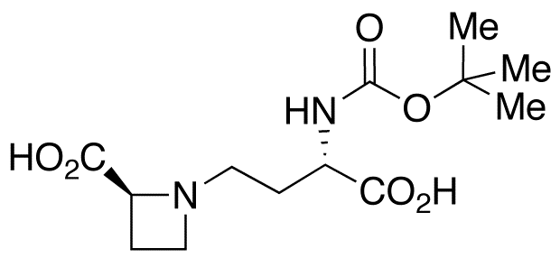 (αS,2S)-2-Carboxy-α-[[(1,1-dimethylethoxy)carbonyl]amino]-1-azetidinebutanoic Acid
