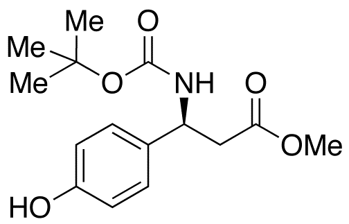 (βS)-β-[(1,1-tert-Butyloxycarbonyl)amino]-4-hydroxy-benzenepropanoic Acid Methyl Ester