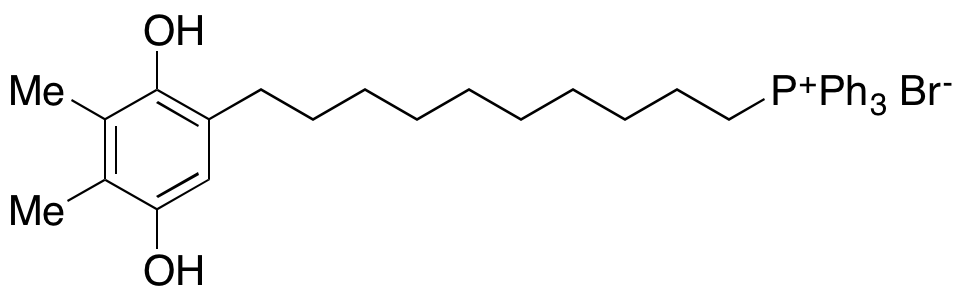 [10-(2,5-Dihydroxy-3,4-dimethylphenyl)decyl]triphenyl-phosphonium Bromide