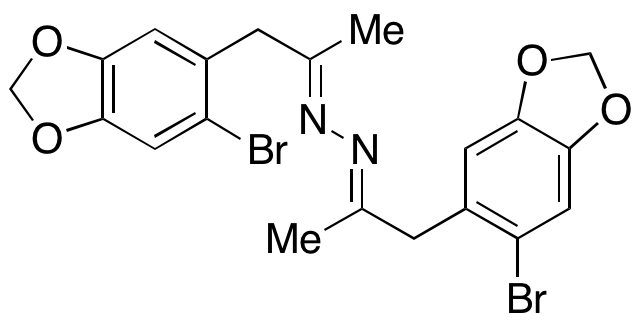 (1E,2E)-1,2-Bis(1-(6-bromobenzo[d][1,3]dioxol-5-yl)propan-2-ylidene)hydrazine