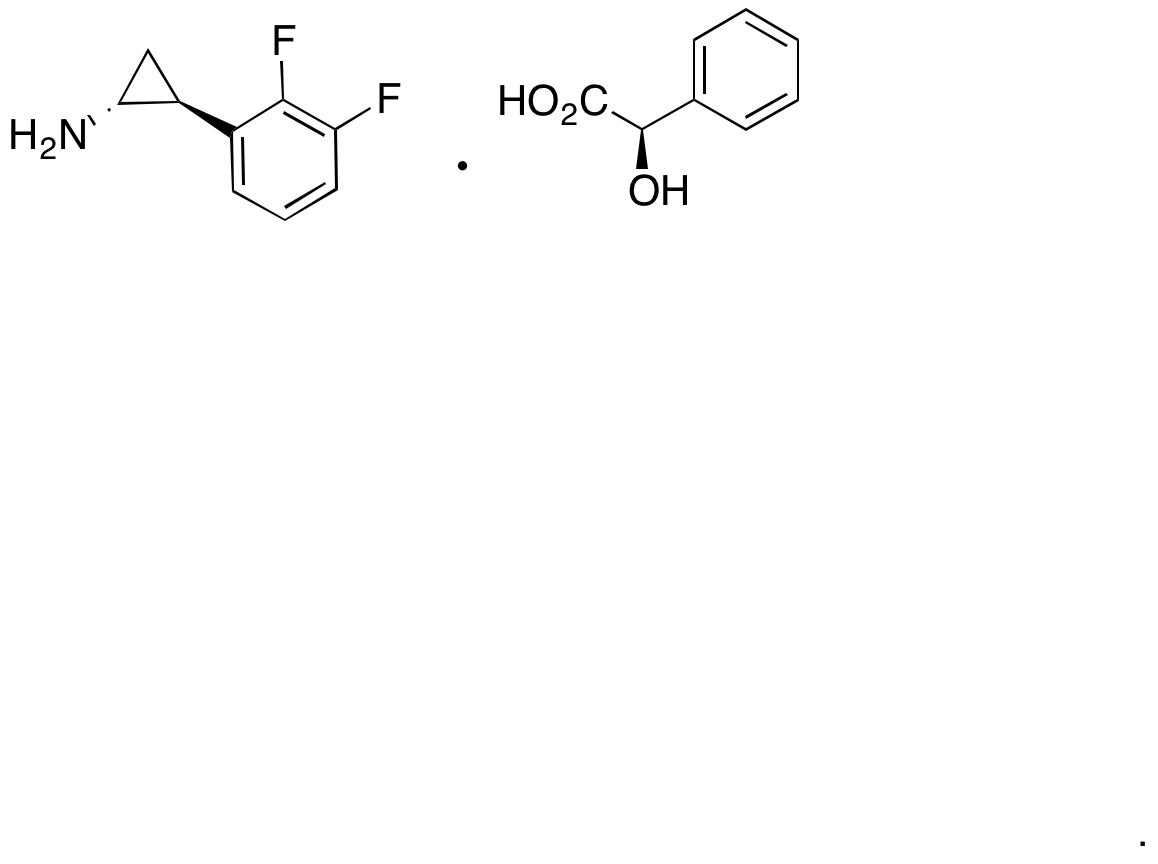 (1R,2S)-2-(2,3-Difluorophenyl)cyclopropanamine D-Mandelic Acid