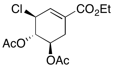 (1R,2S,3S)-3-Chloro-5-(ethoxycarbonyl)cyclohex-4-ene-1,2-diyl Diacetate