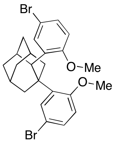 (1S,2S,5S)-1,2-Bis(5-bromo-2-methoxyphenyl)adamantane