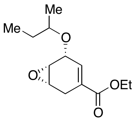 (1S,5R,6S)-5-sec-Butyloxy-7-oxabicyclo[4.1.0]hept-3-ene-3-carboxylic Acid Ethyl Ester (Mixture of Diastereomers)