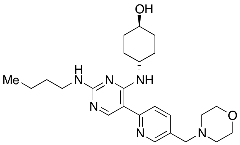 (1r,4r)-4-((2-(Butylamino)-5-(5-(morpholinomethyl)pyridin-2-yl)pyrimidin-4-yl)amino)cyclohexanol