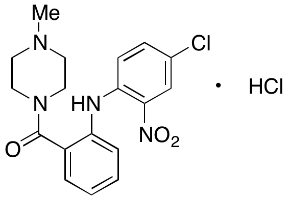[2-[(4-Chloro-2-nitrophenyl)amino]phenyl](4-methyl-1-piperazinyl)methanone Hydrochloride