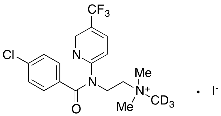 (2-[(4-Chlorobenzoyl)-(5-trifluoromethylpyridin-2-yl)amino]-ethyl)-trimethyl-ammonium Iodide-d3