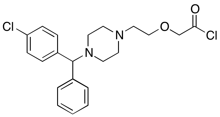 [2-[4-[(4-Chlorophenyl)phenylmethyl]-1-piperazinyl]ethoxy]acetyl Chloride