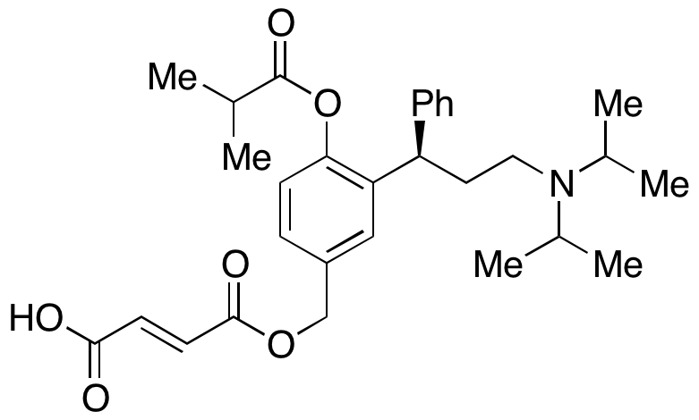(2E)-2-Butenedioic Acid 1-[[3-[(1R)-3-[Bis(1-methylethyl)amino]-1-phenylpropyl]-4-(2-methyl-1-oxopropoxy)phenyl]methyl] Ester