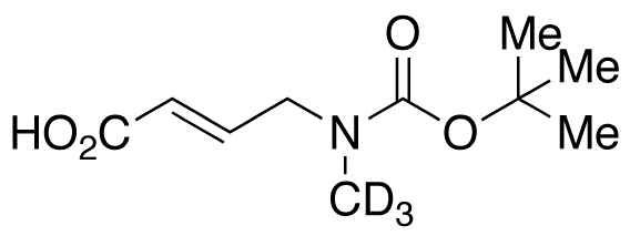 (2E)-4-[(tert-Butoxycarbonyl)methylamino]-2-butenoic Acid-d3