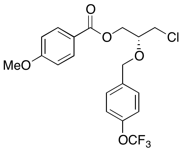 (2R)-3-Chloro-2-[[4-(trifluoromethoxy)phenyl]methoxy]propyl ester 4-Methoxybenzoic Acid