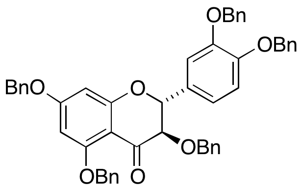 (2R,3R)-2-[3,4-Bis(phenylmethoxy)phenyl]-2,3-dihydro-3,5,7-tris(phenylmethoxy)-4H-1-benzopyran-4-one