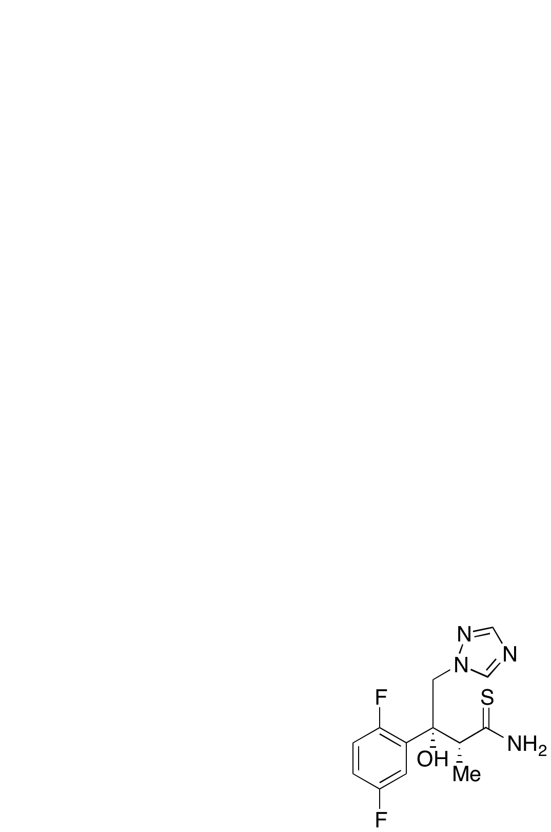 (2R,3R)-3-(2,5-Difluorophenyl)-3-hydroxy-2-methyl-4-(1H-1,2,4-triazol-1-yl)thiobutyramide