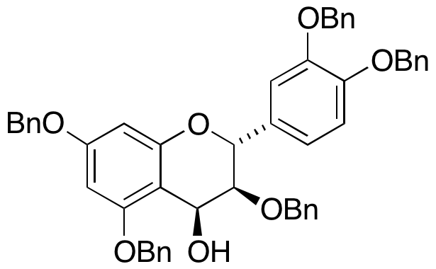 (2R,3S,4S)-2-[3,4-Bis(phenylmethoxy)phenyl]-3,4-dihydro-3,5,7-tris(phenylmethoxy)-2H-1-benzopyran-4-ol