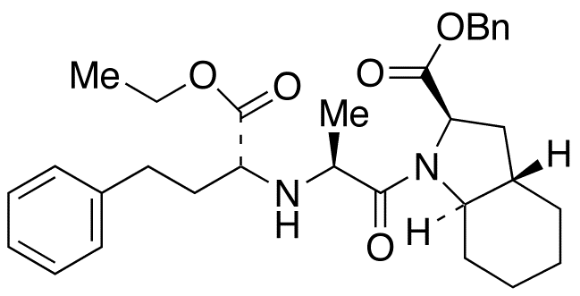 (2R,3aS,7aR)-1-[(2S)-2-[[(1R)-1-(Ethoxycarbonyl)-3-phenylpropyl]amino]-1-oxopropyl]octahydro-1H-indole-2-carboxylic Acid Benzyl Ester