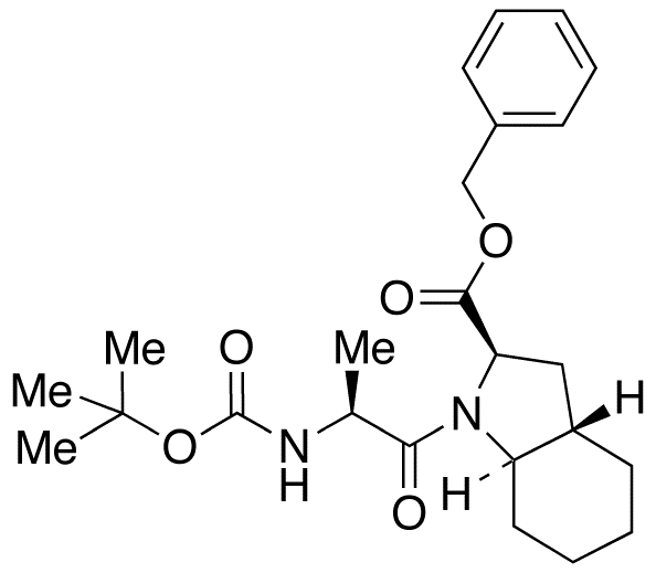 (2R,3aS,7aR)-1-[(2S)-2-[tert-Butyloxycarbonylamino]-1-oxopropyl]octahydro-1H-indole-2-carboxylic Acid Benzyl Ester