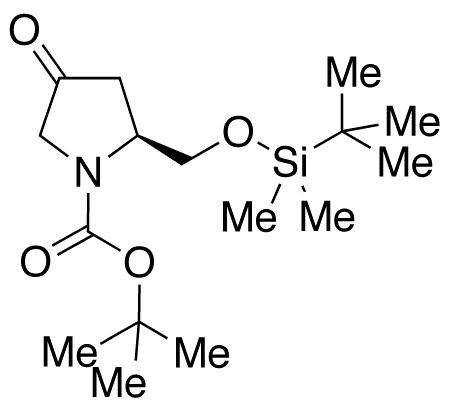 (2S)-2-[[tert-Butyldimethylsilyloxy]methyl]-4-oxo-1-pyrrolidinecarboxylic Acid tert-Butyl Ester