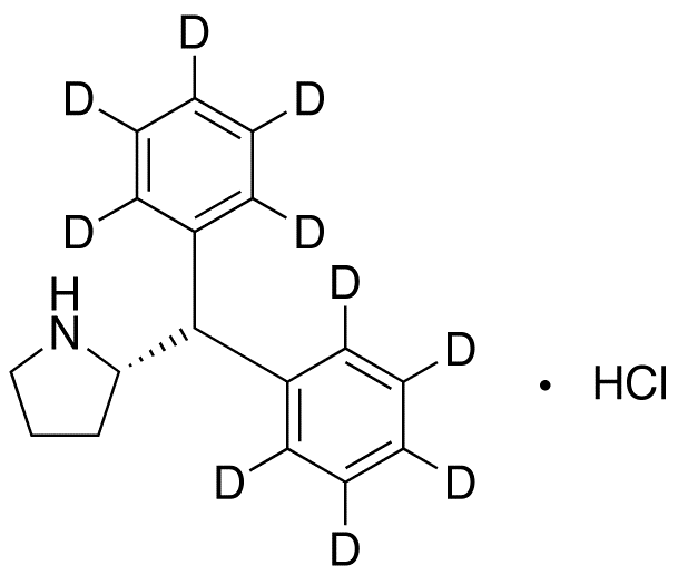 (2S)-2-(Diphenylmethyl)pyrrolidine-d10 Hydrochloride