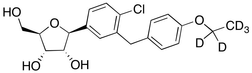 (2S,3R,4S,5R)-2-(4-Chloro-3-(4-ethoxybenzyl)phenyl)-5-(hydroxymethyl)tetrahydrofuran-3,4-diol-d5