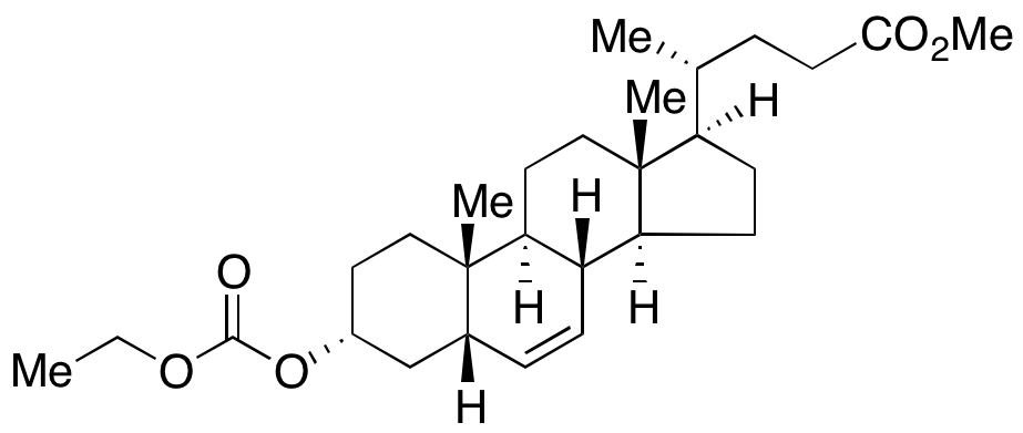 (3α,5β)-3-[(Ethoxycarbonyl)oxy]chol-6-en-24-oic Acid Methyl Ester