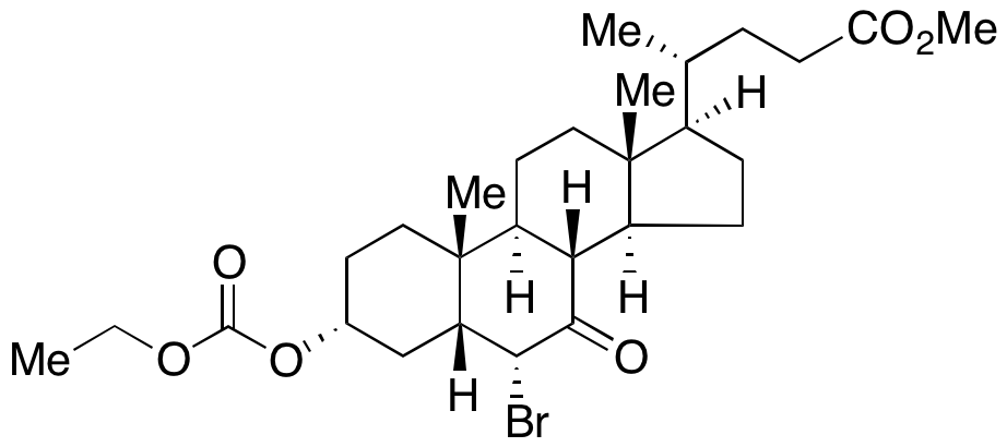 (3α,5β,6α)-6-Bromo-3-[(ethoxycarbonyl)oxy]-7-oxo-cholan-24-oic Acid Methyl Ester