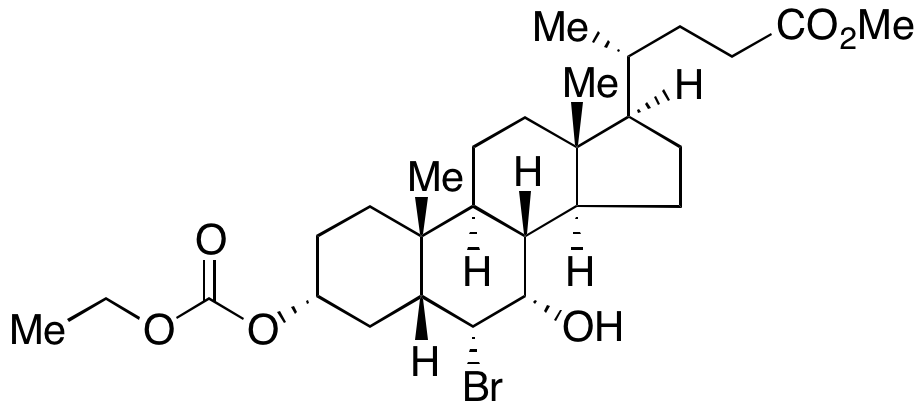 (3α,5β,6α,7α)-6-Bromo-3-[(ethoxycarbonyl)oxy]-7-hydroxycholan-24-oic Acid Methyl Ester