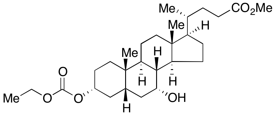 (3α,5β,7α)-3-[(Ethoxycarbonyl)oxy]-7-hydroxycholan-24-oic Acid Methyl Ester