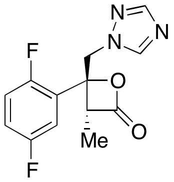 (3R,4R)-4-(2,5-Difluorophenyl)-3-methyl-4-(1H-1,2,4-triazol-1-ylmethyl)-2-oxetanone