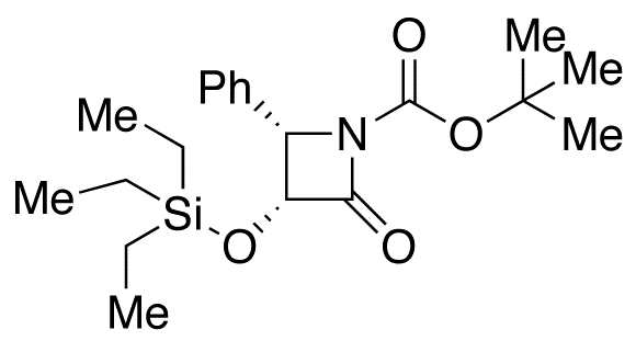 (3R,4S)-1-t-Boc-3-[(triethylsilyl)oxy]-4-phenyl-2-azetidinone