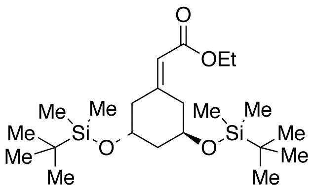(3R-trans)-[3,5-Bis[[(1,1-dimethylethyl)dimethylsilyl]oxy]cyclohexylidene]-acetic Acid Ethyl Ester