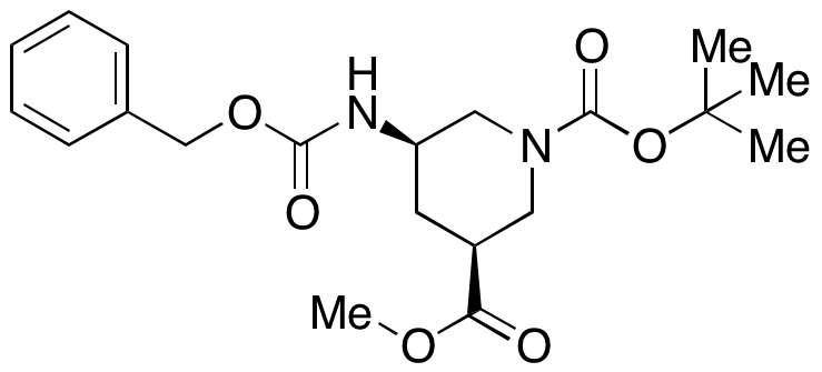(3S,5R)-rel-1-tert-Butyl 3-Methyl 5-(((Benzyloxy)carbonyl)amino)piperidine-1,3-dicarboxylate