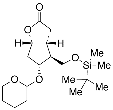 (3aR,4S,5R,6aS)-4-(tert-Butyldimethylsilyloxy)methyl-5-tetrahydropyranyloxy-hexahydro-2H-cyclopenta[b]furan-2-one
