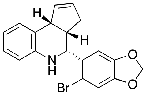 (3aS,4R,9bR)-4-(6-Bromo-1,3-benzodioxol-5-yl)-3a,4,5,9b-tetrahydro-3H-cyclopenta[c]quinoline