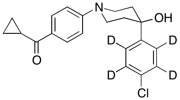 [4-[4-(4-Chlorophenyl-d4)-4-hydroxy-1-piperidinyl]phenyl]cyclopropylmethanone