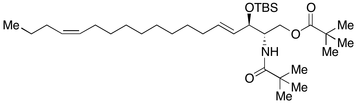 (4E,14Z)-3-((tert-Butyldimethylsilyl)oxy)-2-pivalamido-Sphingadienine-C18 Pivalate